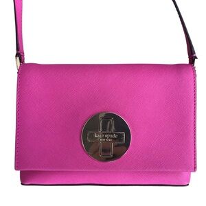 Kate Spade Pink Leather Newbury Lane Sally Bag